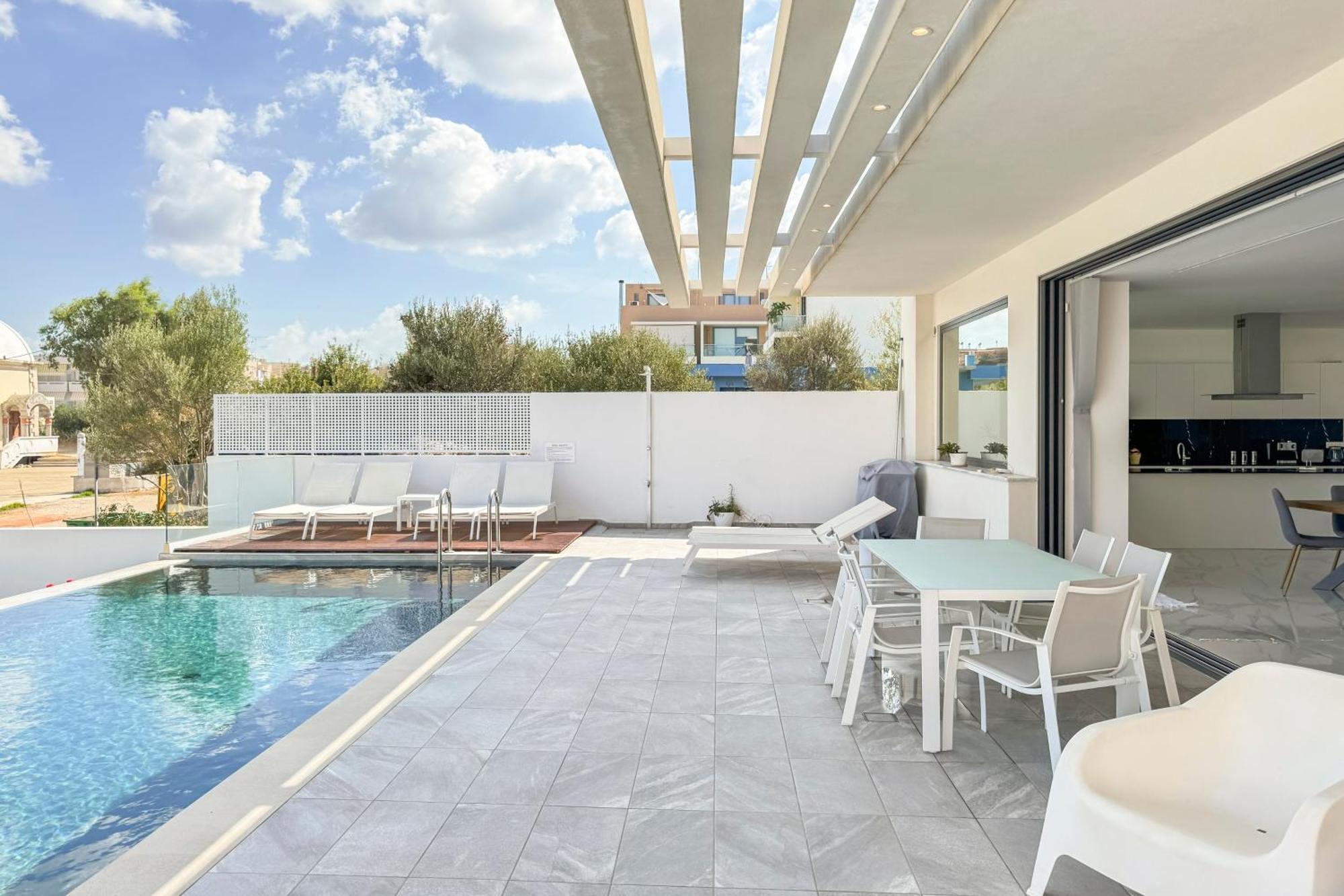 Villa Valentina Chania 卡拉塔斯 外观 照片